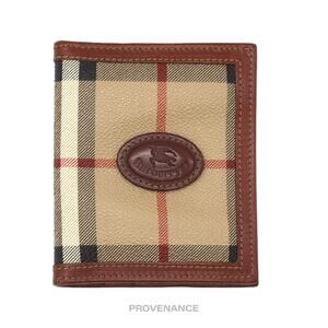 🔴 Burberry ID Bifold Wallet - Nova Check